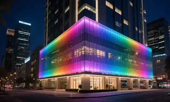 Dynamic Lighting Effects Using 3D Flexible LED Wall Washers